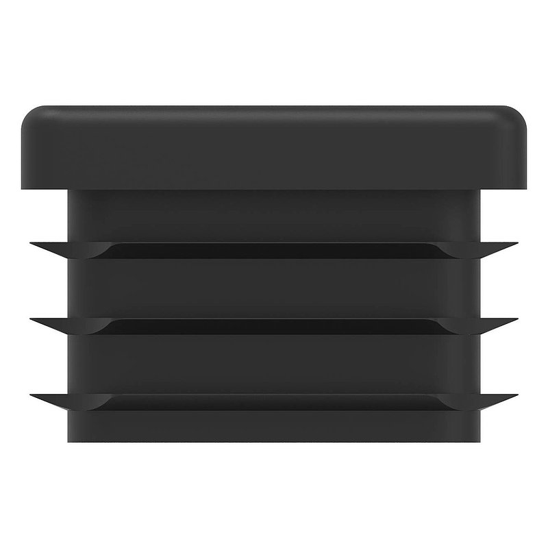 Plastic end cap for rectangular tube 50x30mm