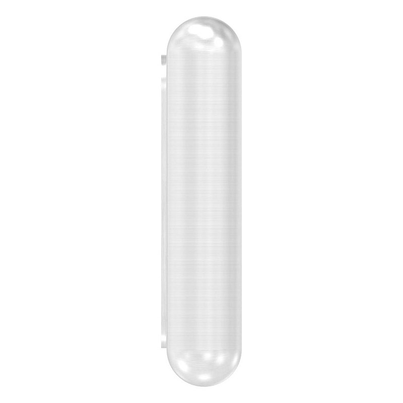 Edelstahlgegenkasten abgerundet für Abstand 72mm, für Schloss # 59103-240,78.2x42.4x208.4mm, V2A