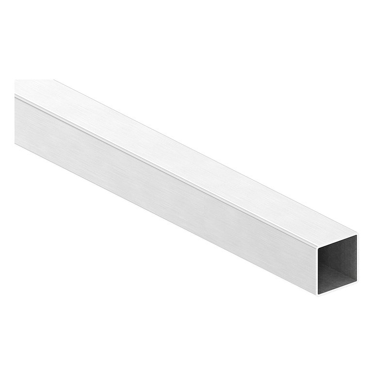 Quadratrohr, 40x40x2,0mm, L: 3000mm, V2A