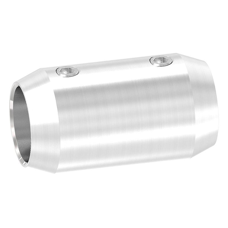 Stabverbinder für 14mm Rund, L: 36mm, Ø 20mm, V2A