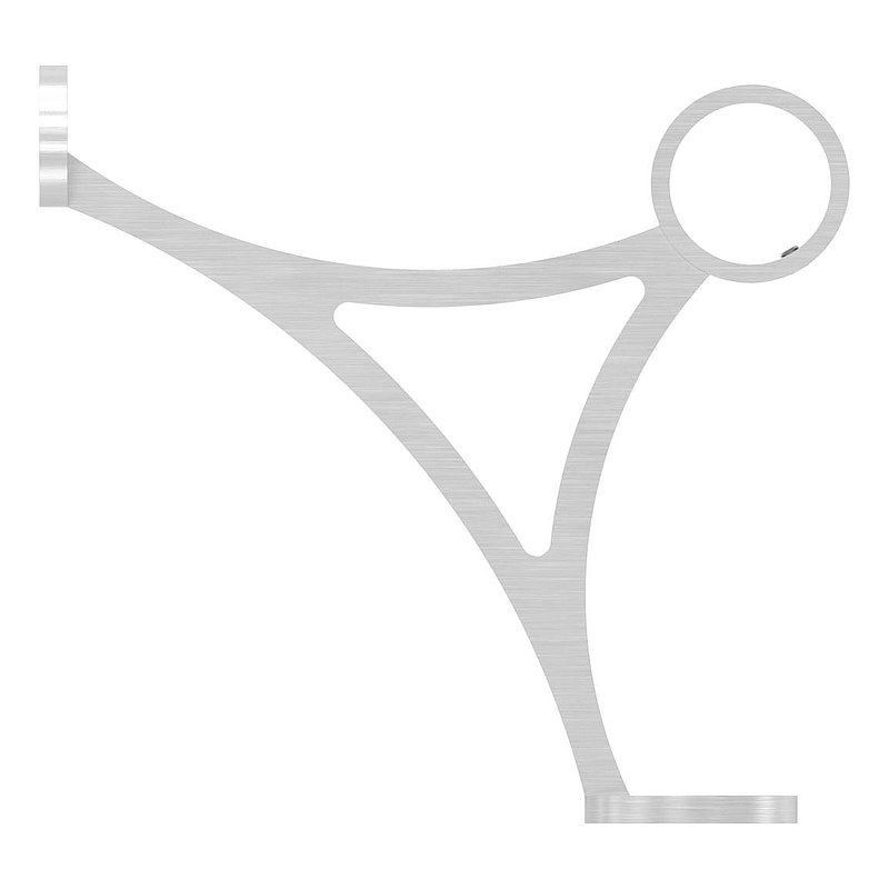 Fußlaufstütze, für Rohr 33,7mm, V2A