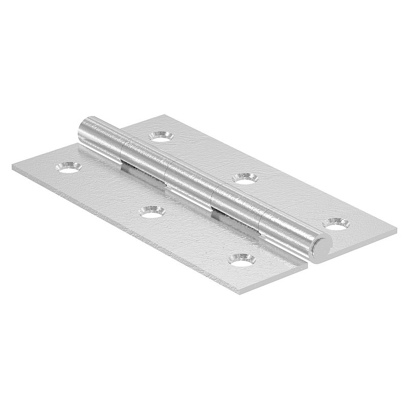 Edelstahl-Scharnier 90x50mm mit festem Zapfen
