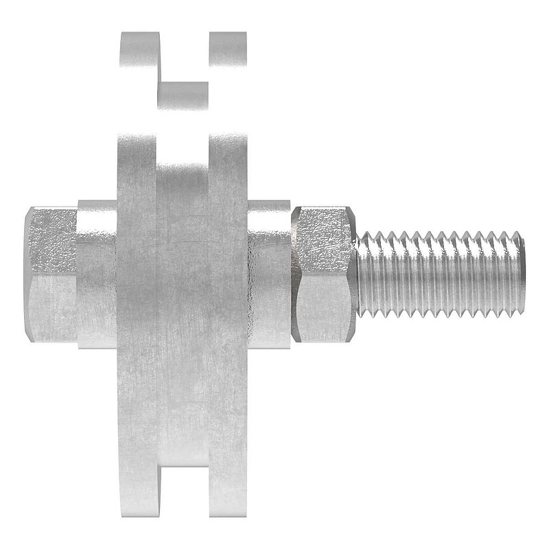 Schiebetorrolle 78mm mit U-Rille 8x8mm