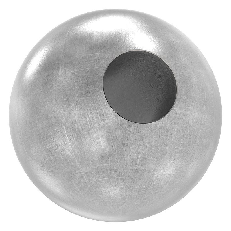 Massivkugel 40mm, mit Durchgangsbohrung 14,3mm