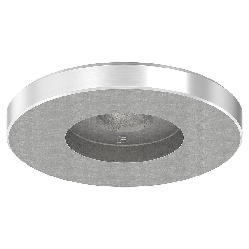 adapter plate Ø 60mm for pipe 42,4 x 2,0-2,5mm, AISI304