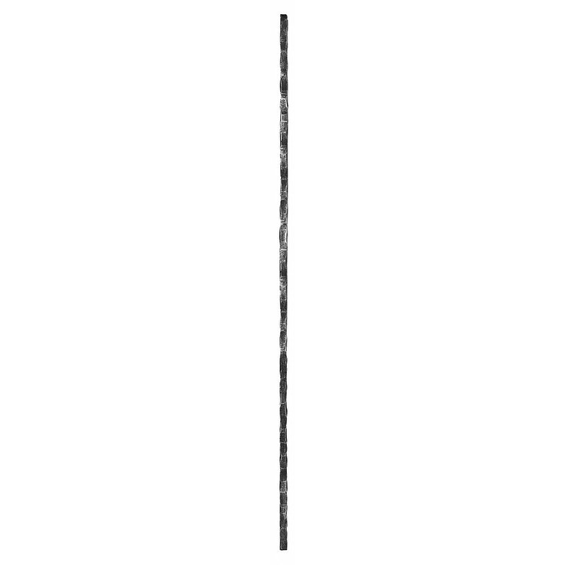 Zwischenstab 13x13mm, gehämmert, H: 1000mm