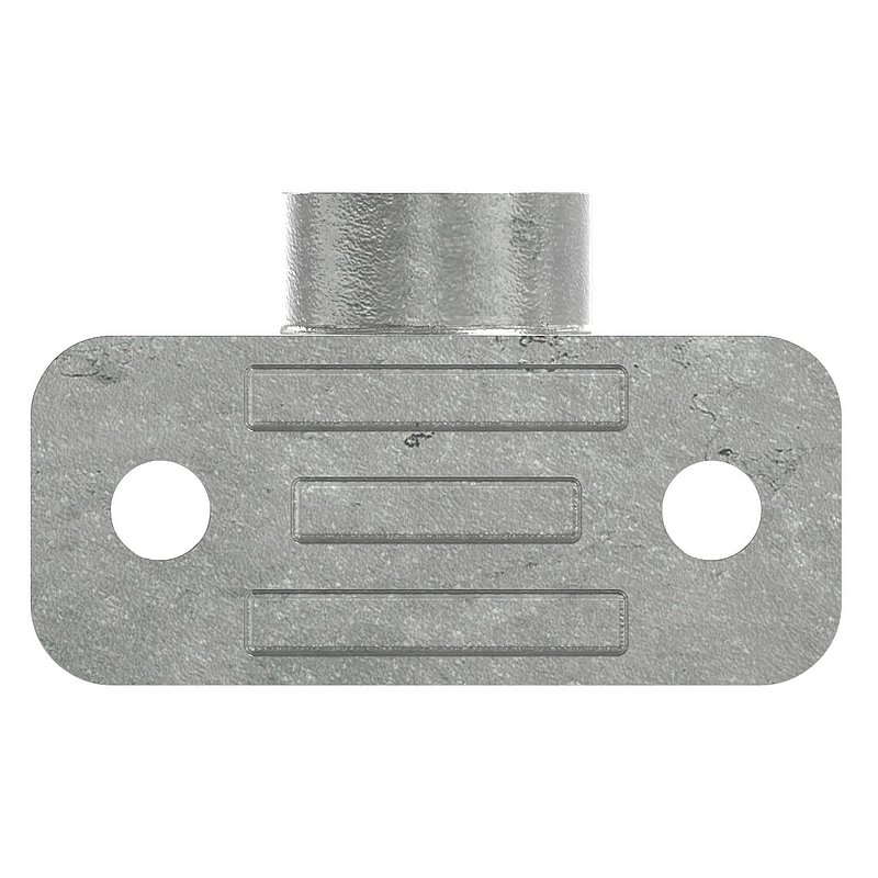 Wall bracket with 2 holes, for pipe Ø 42.4 mm