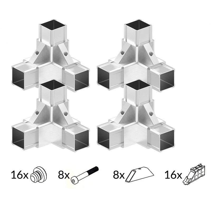 CORNECT®INOX Set 3, V2A