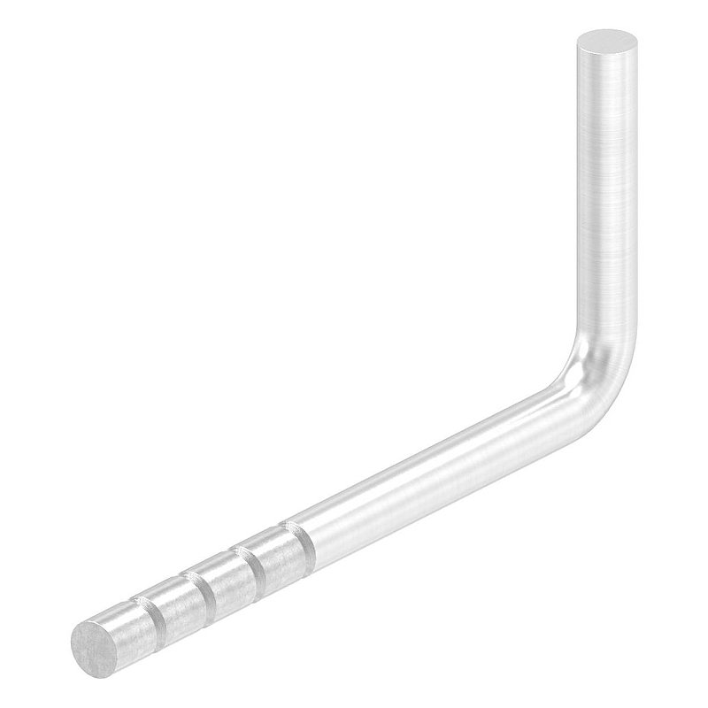 Handlaufhalter zum Einbetonieren, Bügel 12mm, V2A