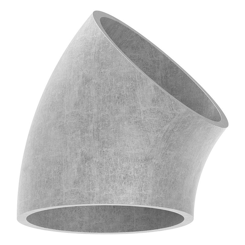 Schweißbogen 45°, 48,3x2,6mm