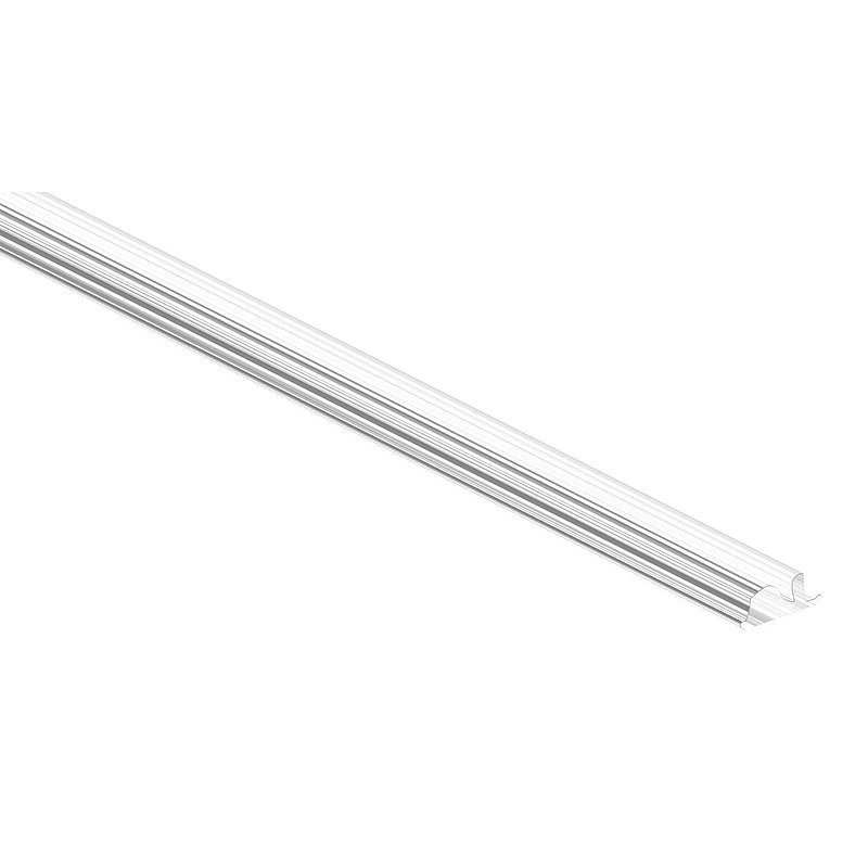 Tube LED rainuré: lentille pour une diffusion directionnelle de la lumière, à insérer dans le cache