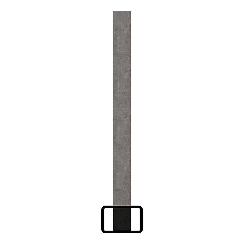 Rectangular tube S235JR, 30x20x2mm, perforated, L: 3000mm