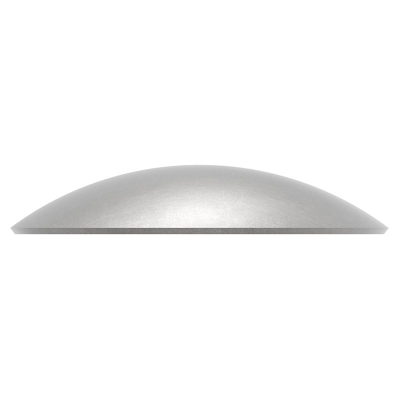 Coquille semi-sphérique 120x2,5mm, H : 22mm