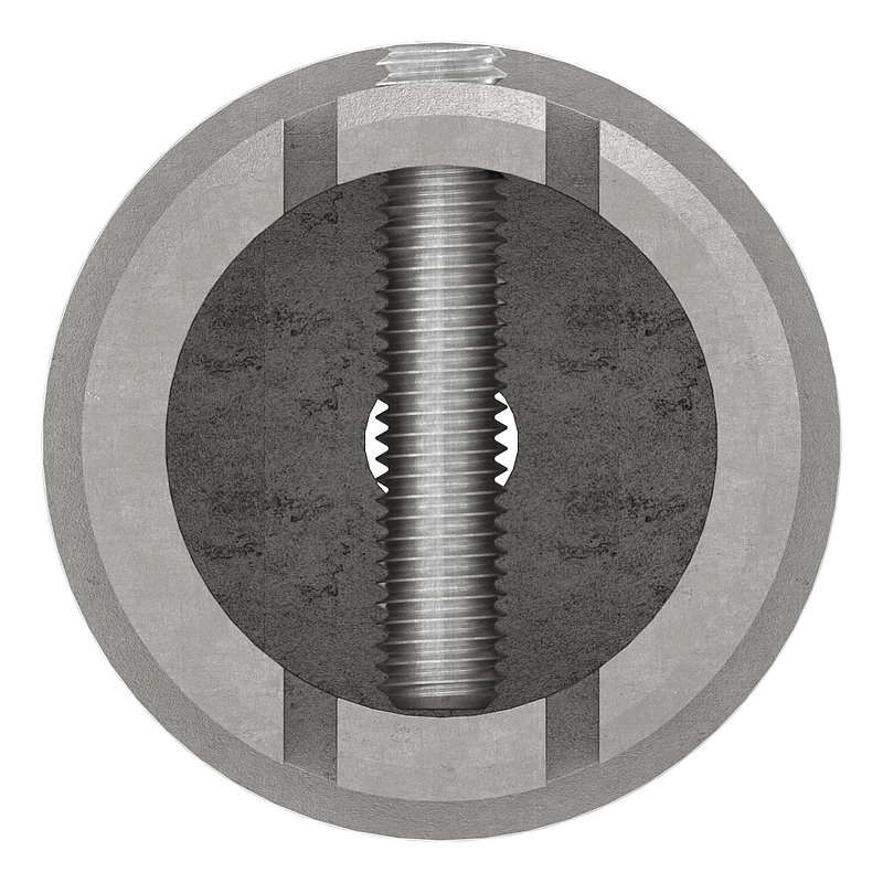 Anschlussstück 90°, Anschluss oben: 48,3mm, V2A