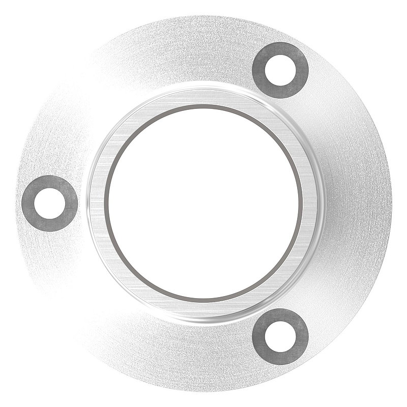 Wall and floor anchor, for 40.0 mm tube, AISI304