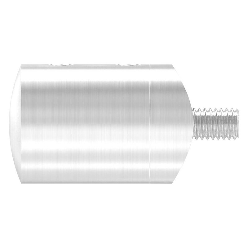 Cross bar holder for 33.7 mm tube, blind hole right 10.2 mm, AISI304