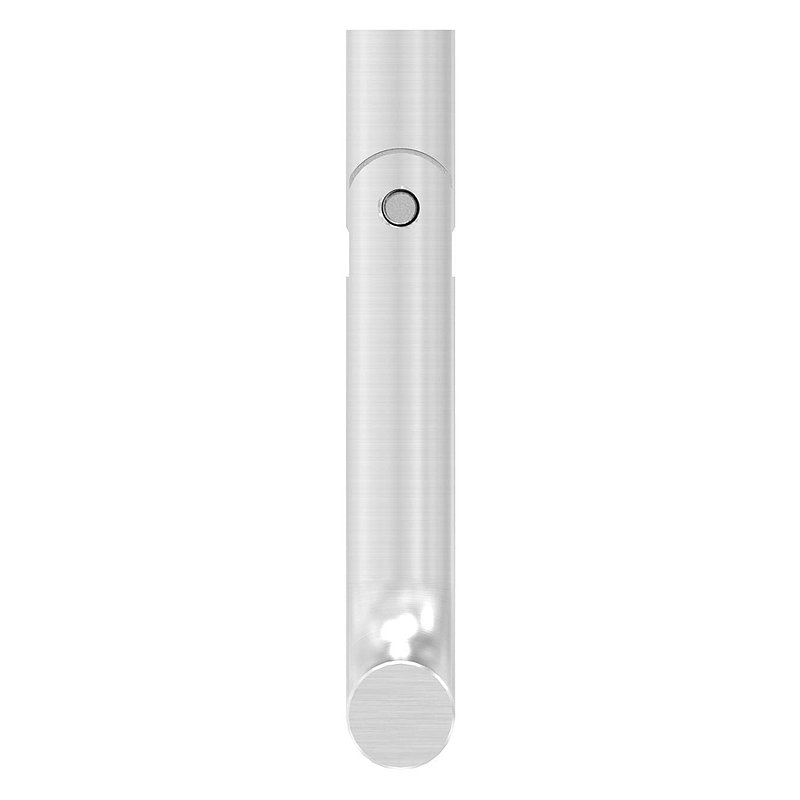 Étrier Ø 12mm, avec articulation, courbé à 90°, V2A