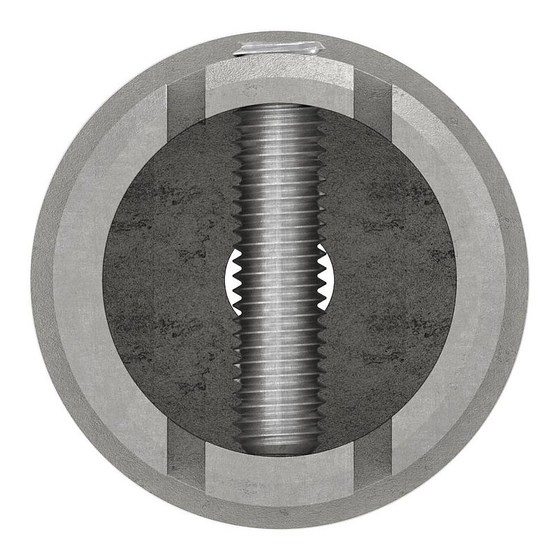 Anschlussstück 90°, Anschluss oben: 48,3mm, V2A