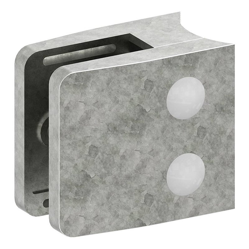 Pince à verre modèle 34, jonction: 48,3mm, zinc brut