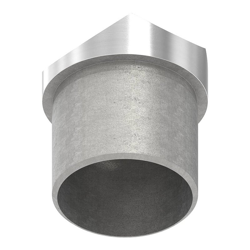 Rohrsattel, Anschluss oben: Rohr 42,4mm, V2A