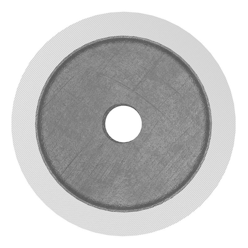 Lower part for 52mm glass point holder, D:40mm, with M10, AISI304