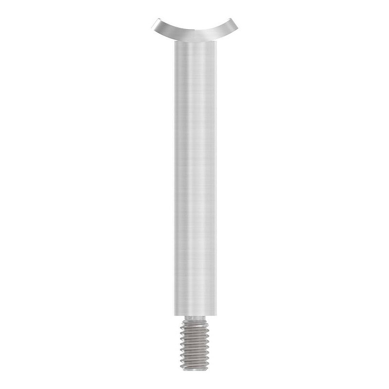 Tige Ø 12mm avec plaque de raccordement de mains courantes 33,7mm, V2A