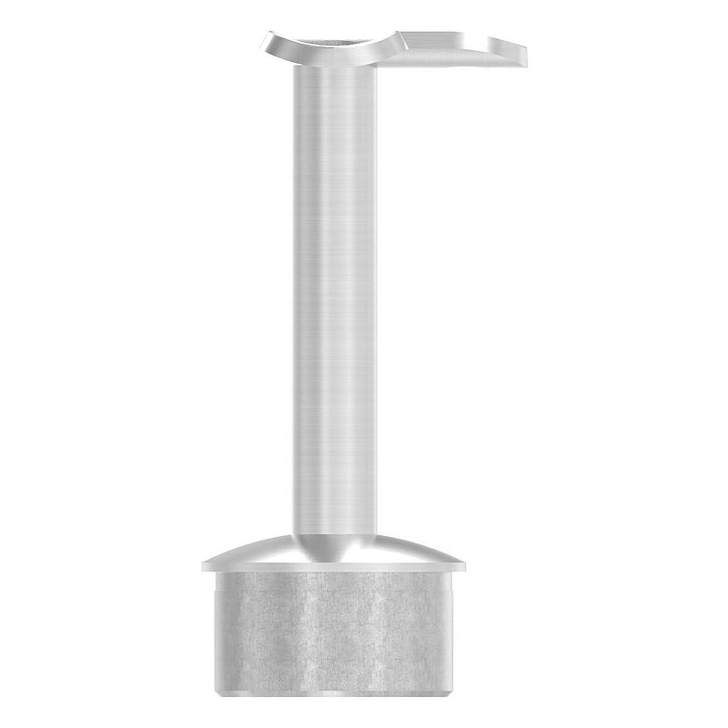Rohrabschlussstopfen für Rohr 42,4x2,0mm, Handlaufanschlussplatte: 42,4mm, V2A