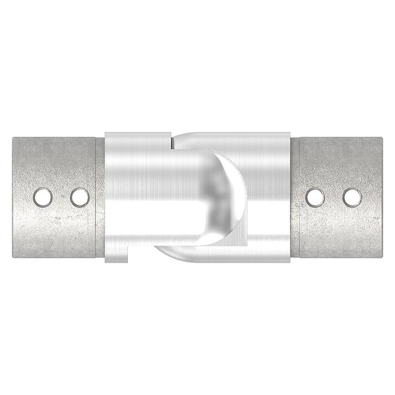 Flexible connector for grooved tube 42.4 mm, AISI316