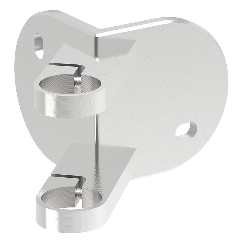 Fixation murale 90° pour coin extérieur, V2A