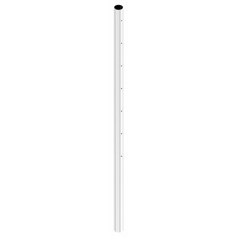 Stainless steel post made of 42.4 mm x 2.0 mm tube, AISI304