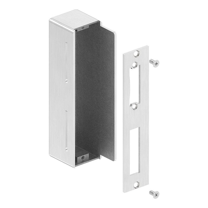 Stainless steel counter case square, for spacing 72mm, 40mm, AISI304