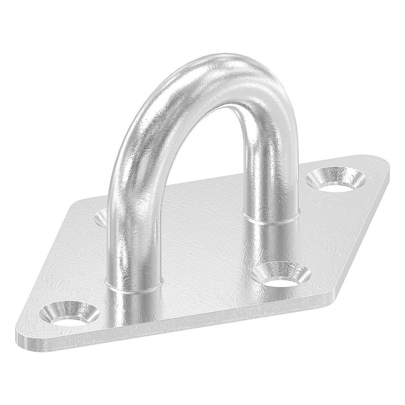 Befestigungsöse mit quadr. Platte V4A