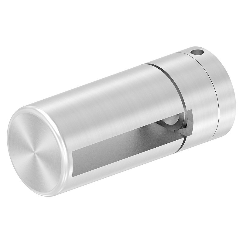 Brenk base holder for flat bars 50x8mm, AISI304