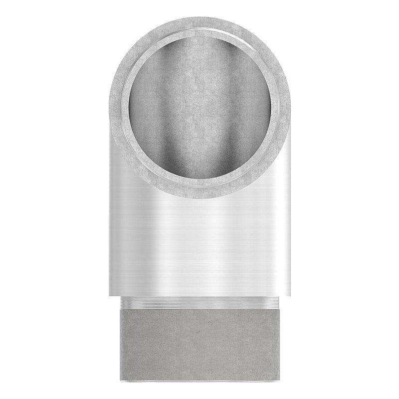 Corner piece 90°, for tube 42.4x2.5mm, AISI304