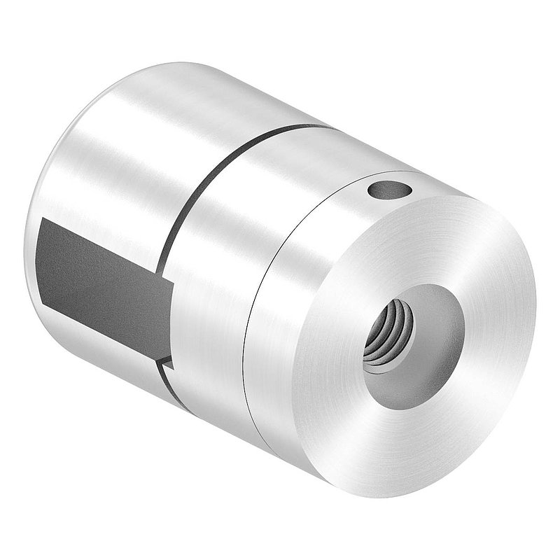 Brenk base holder for flat bars 20x8mm, AISI304
