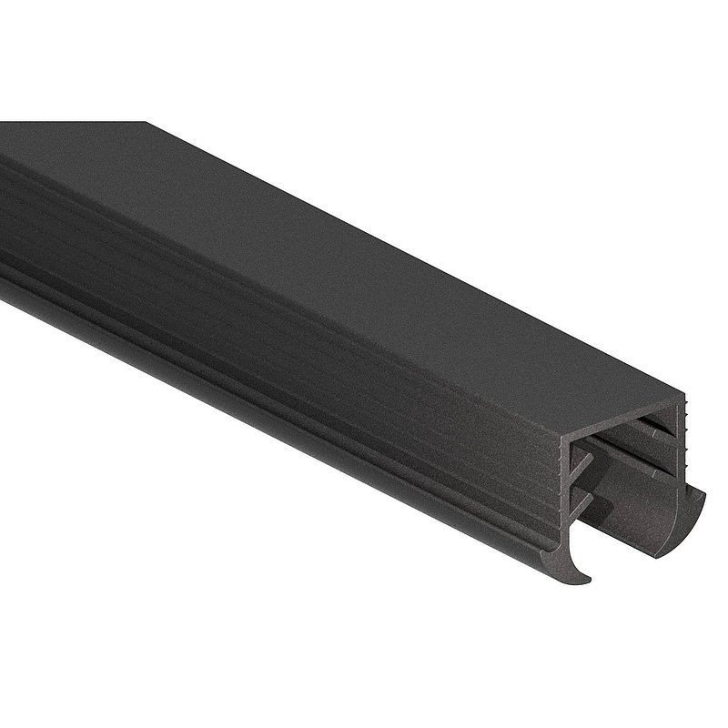 Keildichtung Glas 11,52 - 13,52mm, für Nut 24x24mm, 25m, EPDM