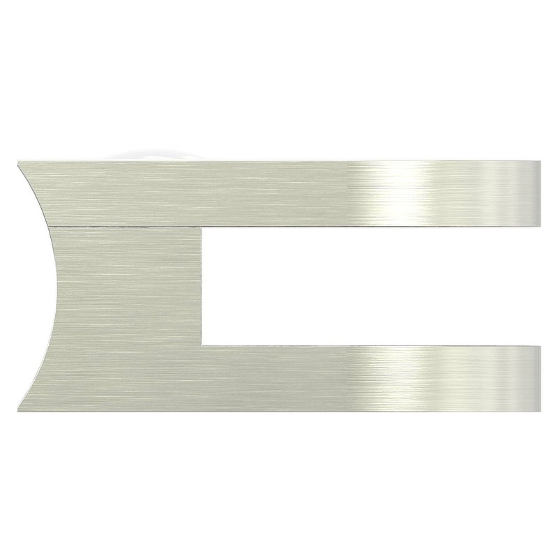 Glasklemme Mod. 30, Anschluss: 42,4mm, VA-Effekt