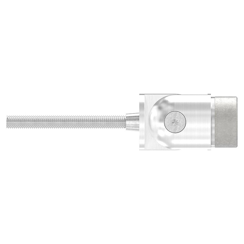 Wandhalter mit Gelenk zum Einbetonieren für Rohr 42,4x2,0mm, V2A