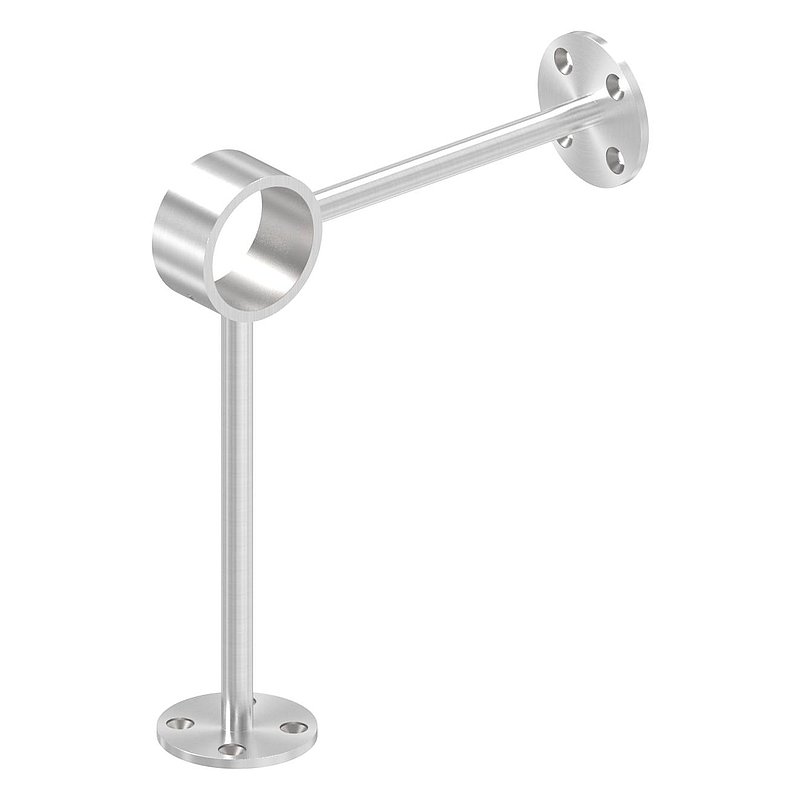 Footrail support, for 48.3 mm tube, AISI304