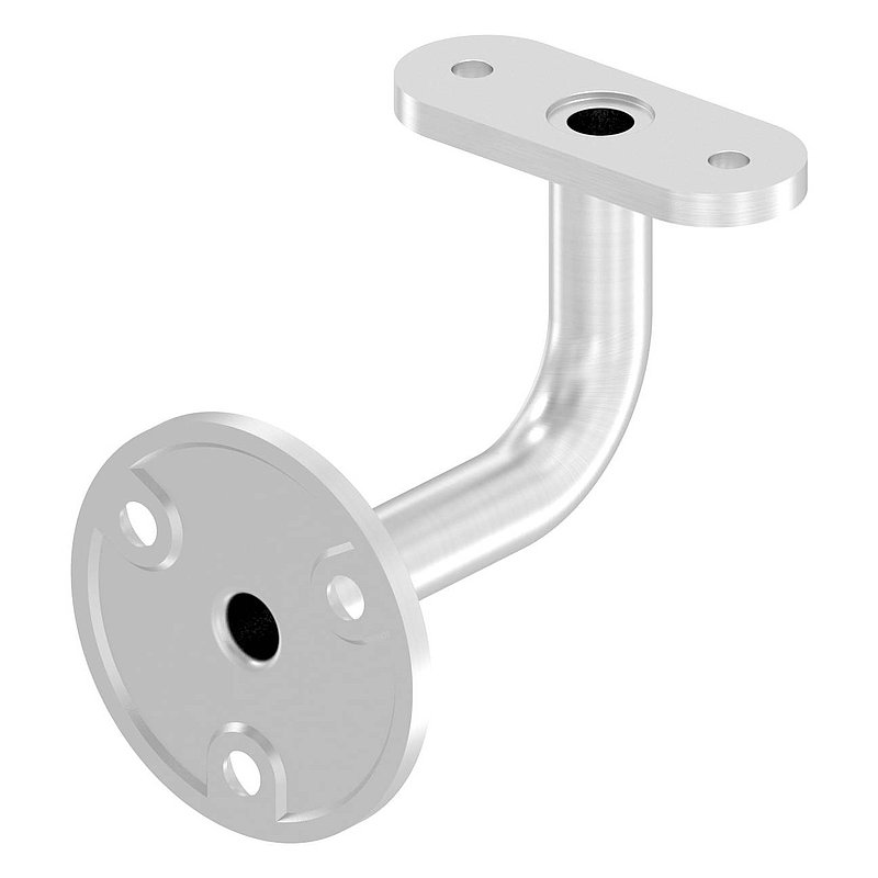 Handlaufhalter mit Kabeldurchführung für LED Handläufe, V2A