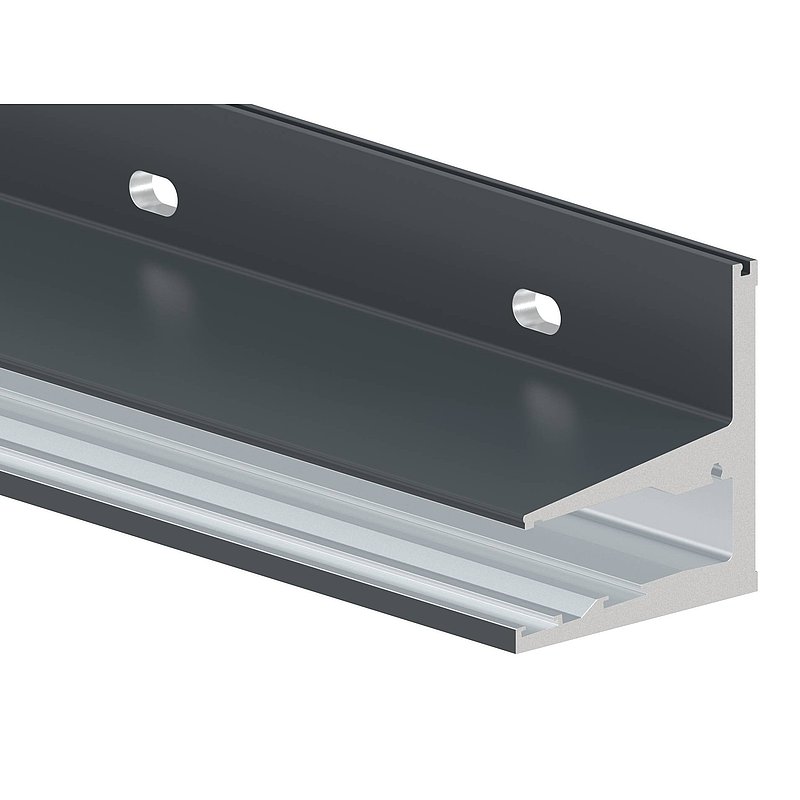 Vordachprofil eleganza canopy, L: 1605mm, RAL7016