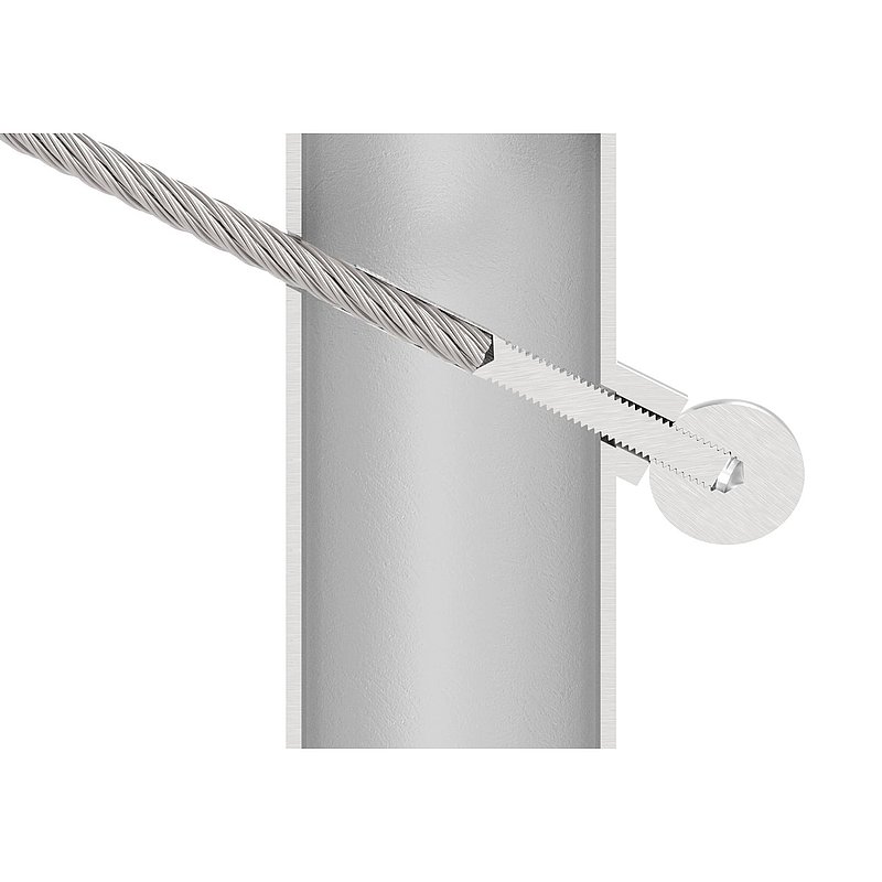 Formanschluss, für Gewinde M5, V2A