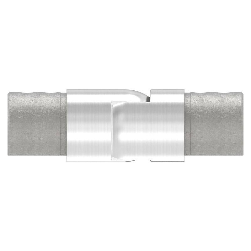 Flexible connector for grooved tube 42.4 mm, AISI304
