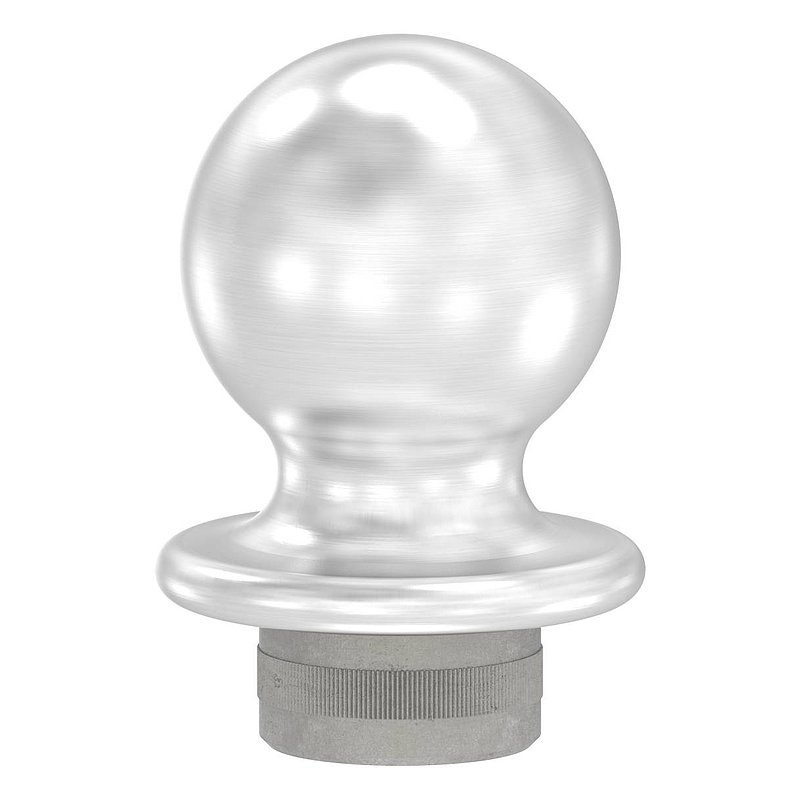 Ball tube knob, for tube 33.7x2.5mm, AISI304