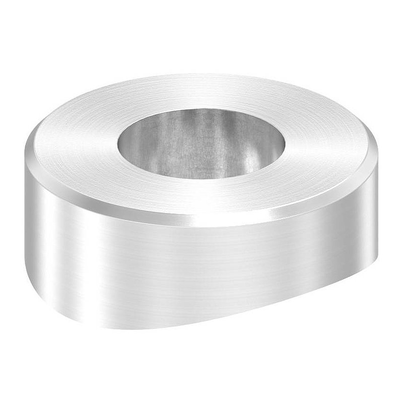 Ausgleichsstück (ohne Senkung) für Rohr 42,4mm, Ø 18mm, V2A