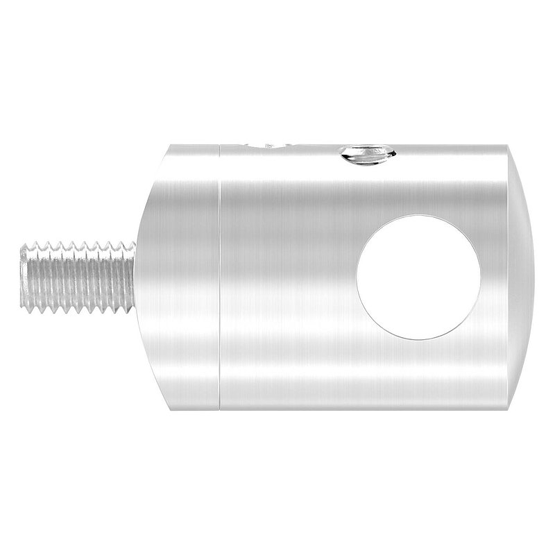 Querstabhalter zum Stoßen von 2 Rundeisen, 10,2mm Bohrung, V2A