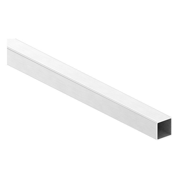 Quadratrohr, 30x30x2,0mm, L: 3000mm, V2A