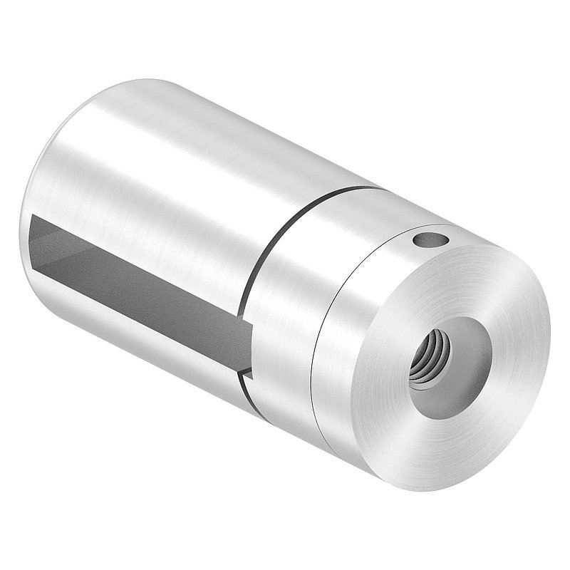 Brenk Grundhalter für Flachstäbe 40x6mm, ALU