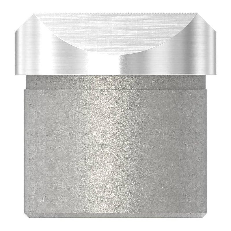 Rohrsattel, Anschluss oben: Rohr 42,4mm, V2A