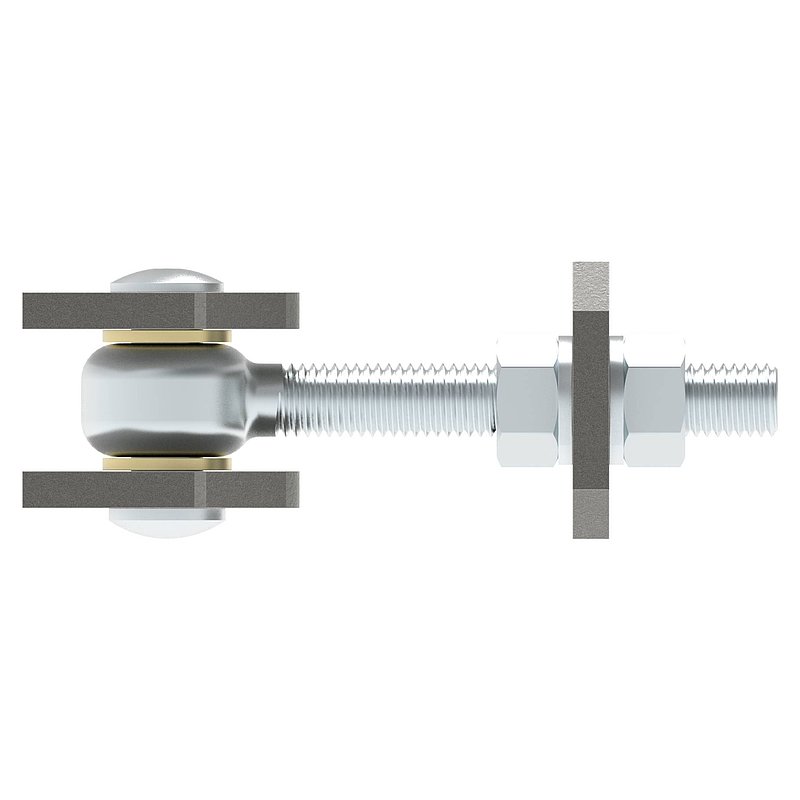 Torband M12, galvanisch verzinkt